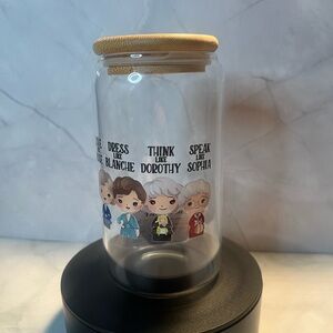 Golden Girls Themed Glass Tumbler